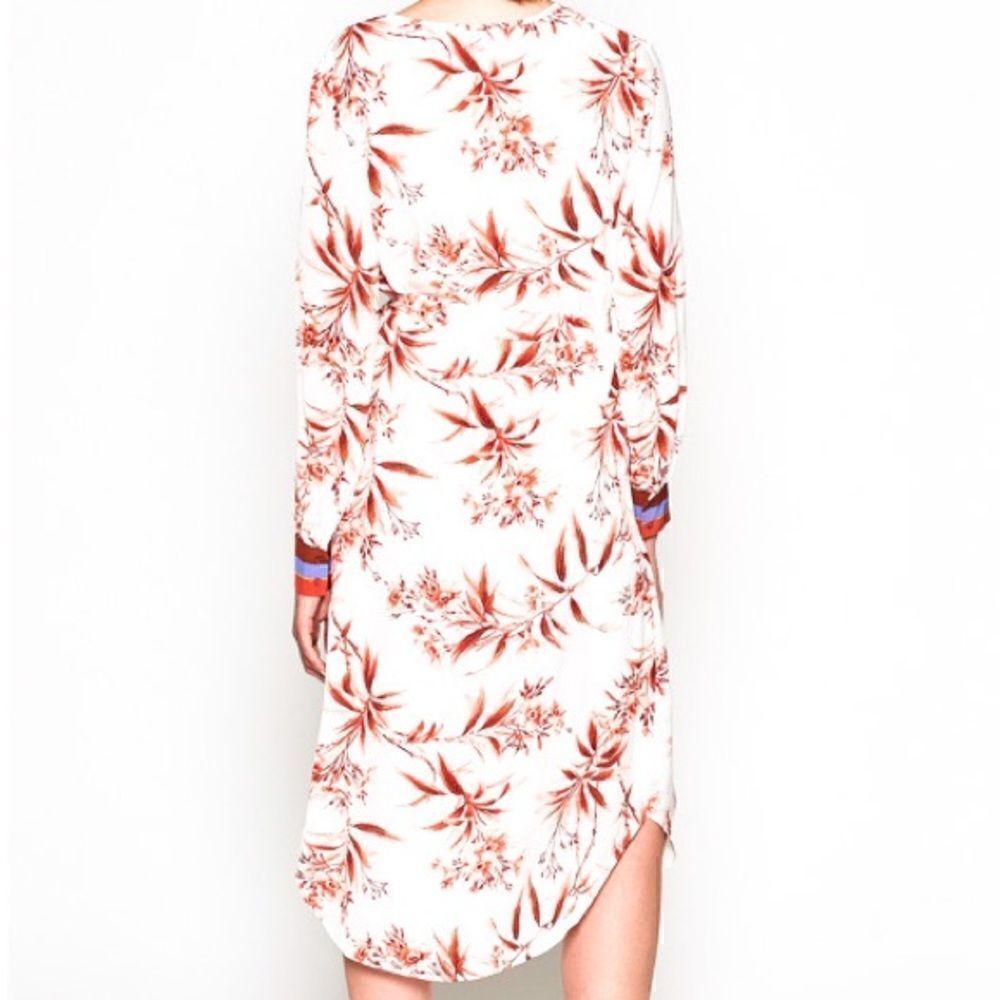 NWT Joie Jeanee Floral Tie-Waist Dress - Picture 3 of 6